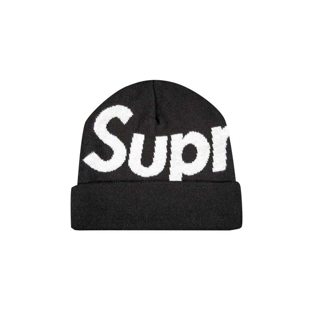 Supreme Big Logo Beanie 'Black'