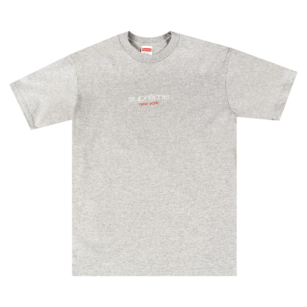 Supreme Classic Logo Tee 'Heather Grey'