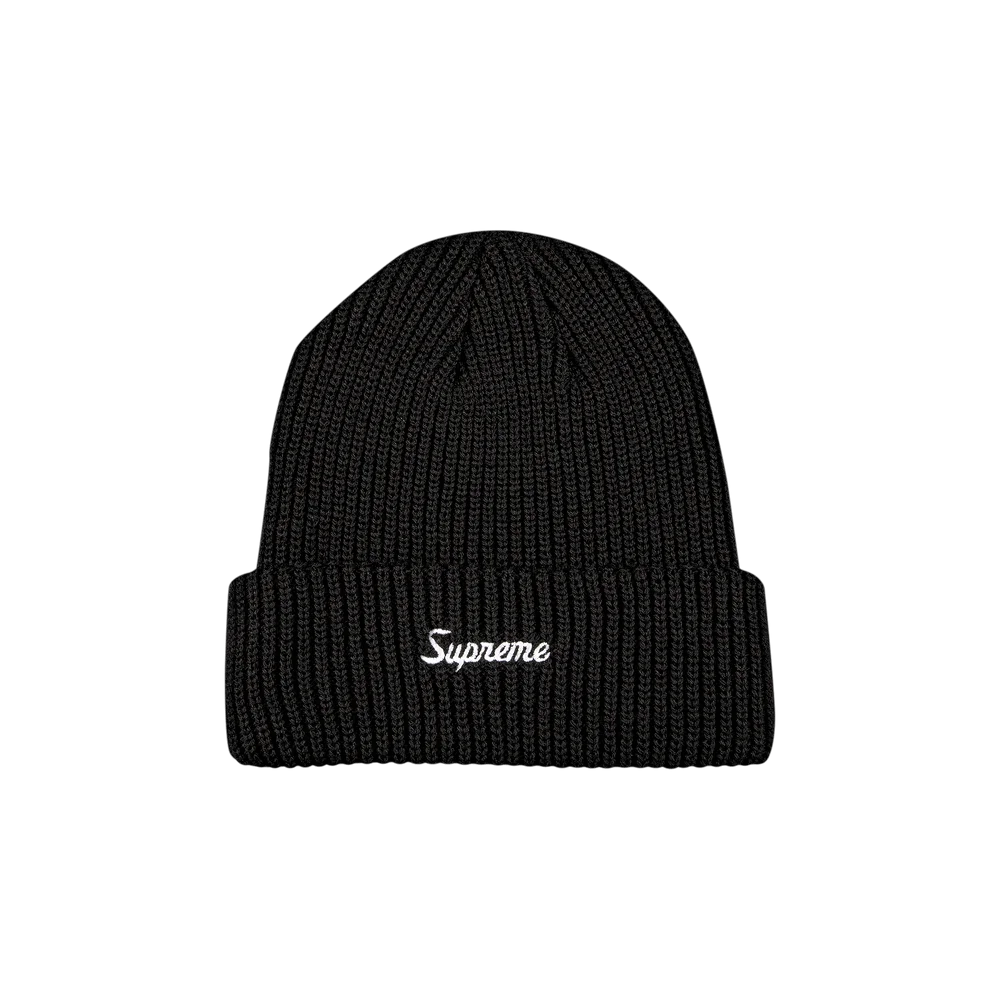 Supreme Loose Gauge Beanie 'Black'