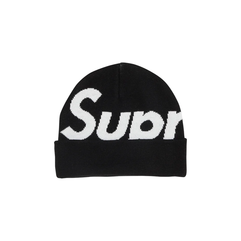 Supreme Big Logo Beanie 'Black'