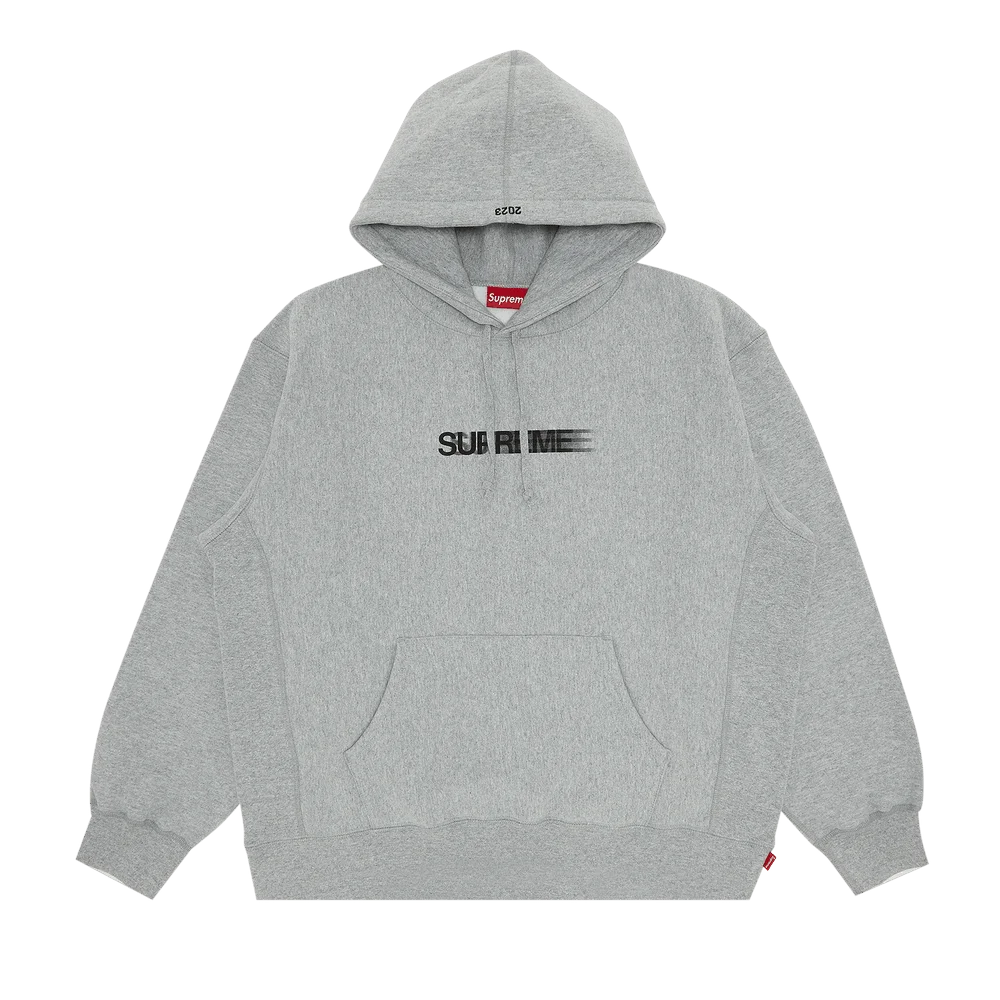 Supreme Motion Logo Hooded Sweatshirt 'Heather Grey'