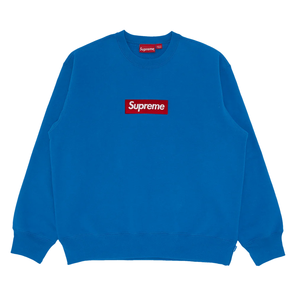 Supreme Box Logo Crewneck 'Blue'