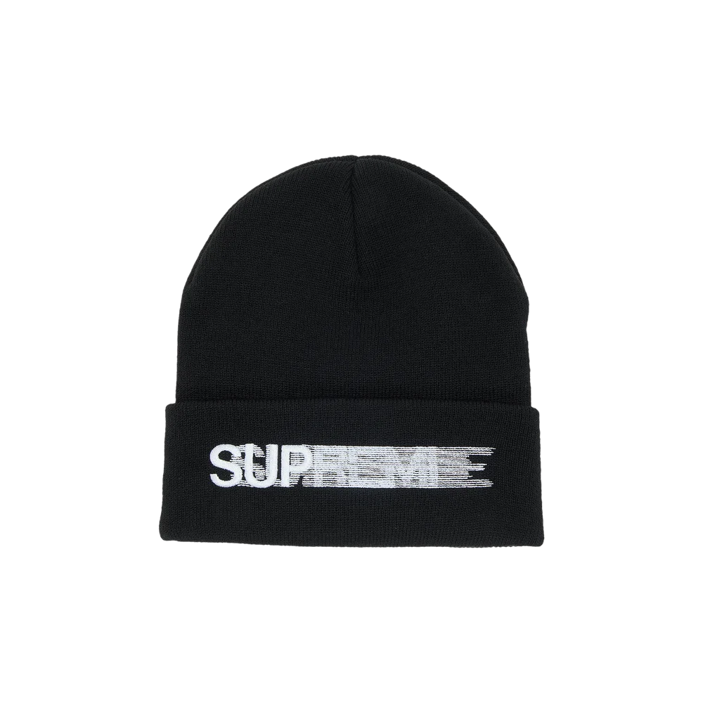 Supreme Motion Logo Beanie 'Black'