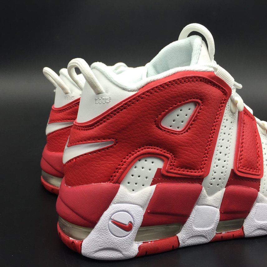 Nike Air More Uptempo White Varsity Red 414962 100