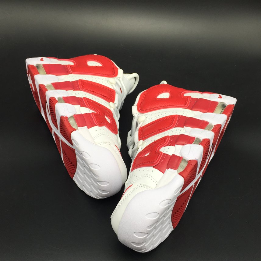 Nike Air More Uptempo White Varsity Red 414962 100