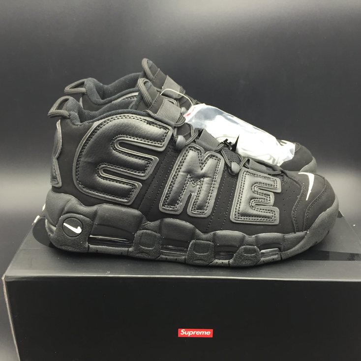 Supreme x Nike Air More Uptempo Black 902290 001