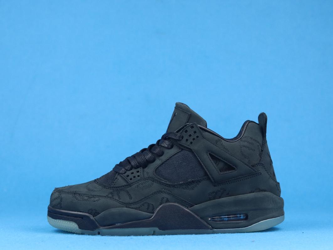 Aj4 kaws black best sale