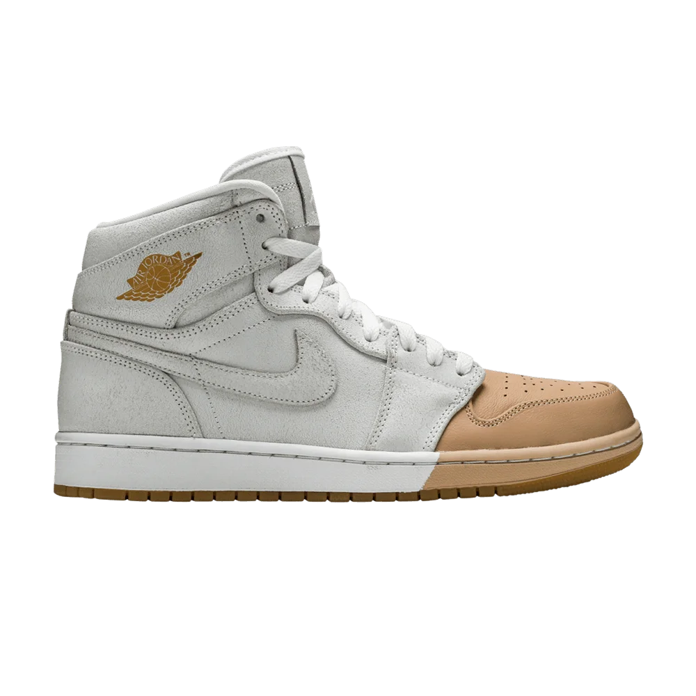 Кроссовки Wmns Air Jordan 1 Retro High Premium 'Dipped Toe - White'
