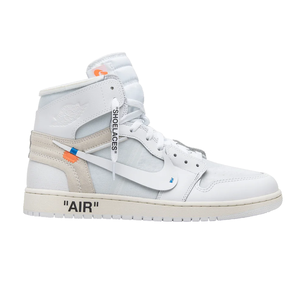 Кроссовки Off-White x Air Jordan 1 Retro High OG 'White' 2018