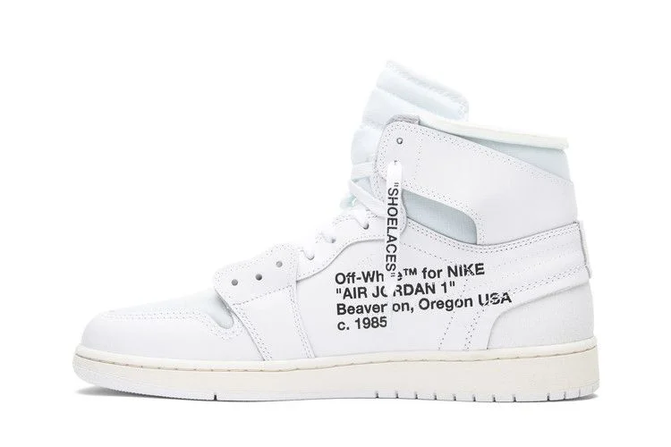 Кроссовки Off-White x Air Jordan 1 Retro High OG 'White' 2018
