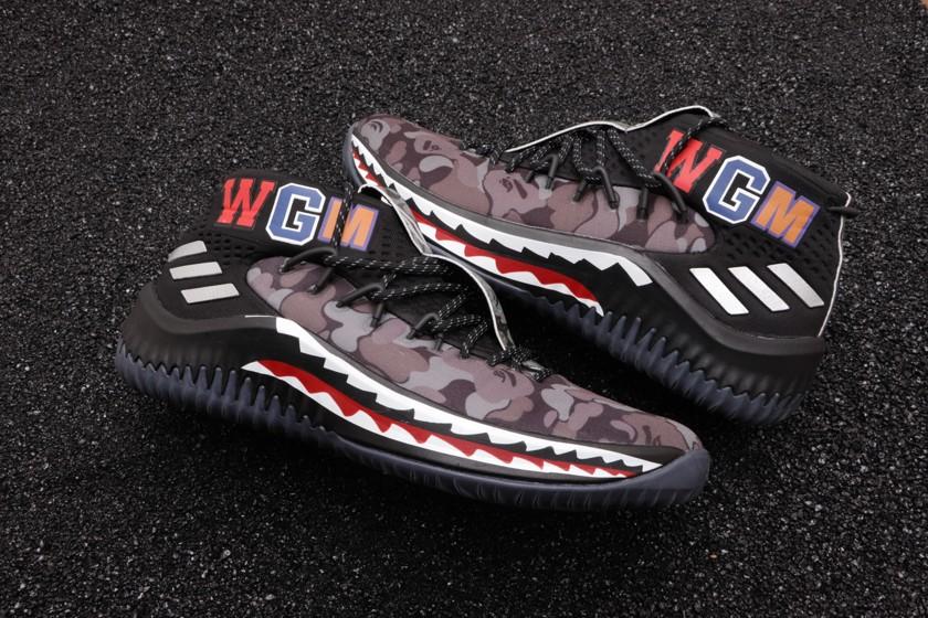 Dame 4 bape black camo on sale