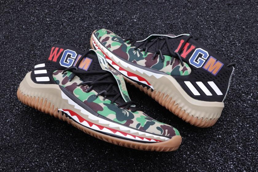 A Bathing Ape x adidas Dame 4 Camo AP9974