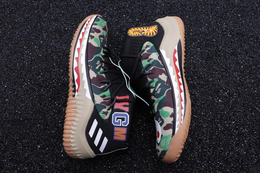 A Bathing Ape x adidas Dame 4 Camo AP9974