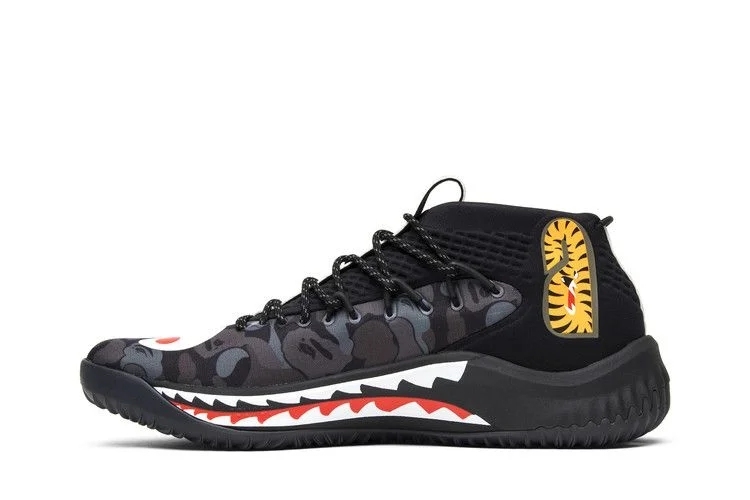 Кроссовки A Bathing Ape x adidas Dame 4 'Black Camo'