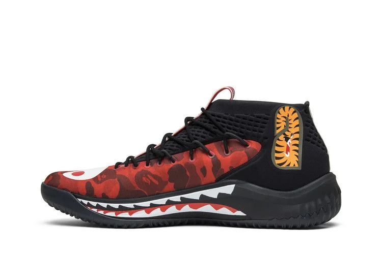 Кроссовки A Bathing Ape x adidas Dame 4 'Red Camo'