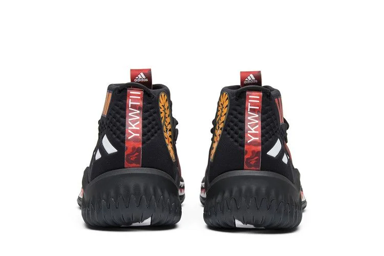 Кроссовки A Bathing Ape x adidas Dame 4 'Red Camo'
