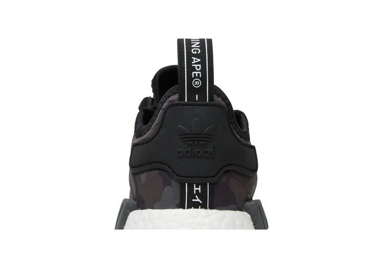 Кроссовки A Bathing Ape x adidas NMD_R1 'Black Camo'