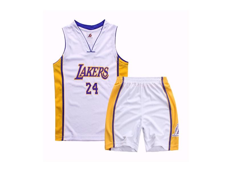 Форма детская LA Lakers 24 белая купить