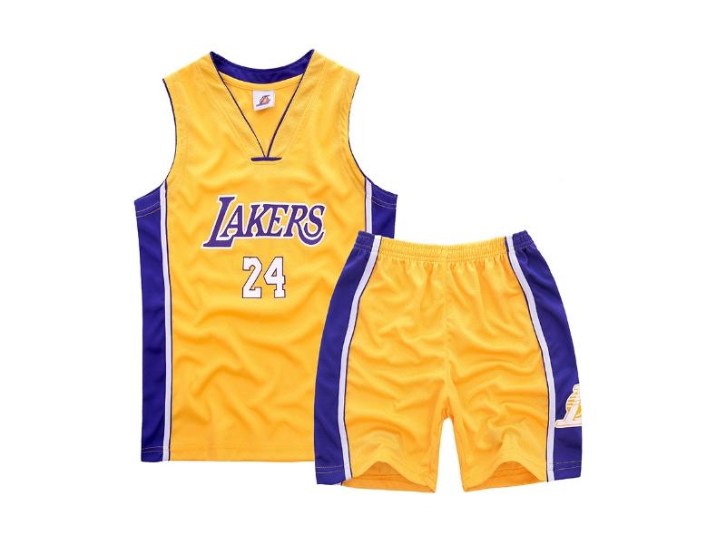 Форма детская LA Lakers 24 жёлтая купить