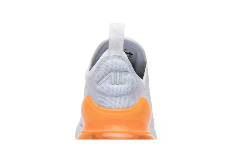 Кроссовки Nike Air Max 270 'White Total Orange'