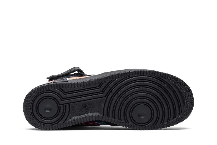 Кроссовки Supreme x NBA x Nike Air Force 1 Mid 07 'Black'