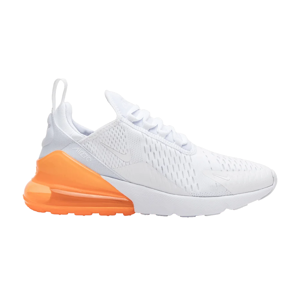 Кроссовки Nike Air Max 270 'White Total Orange'