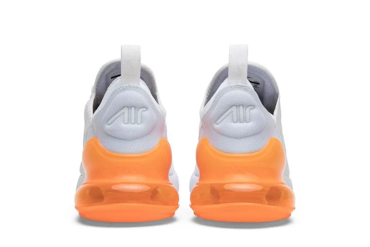 Кроссовки Nike Air Max 270 'White Total Orange'