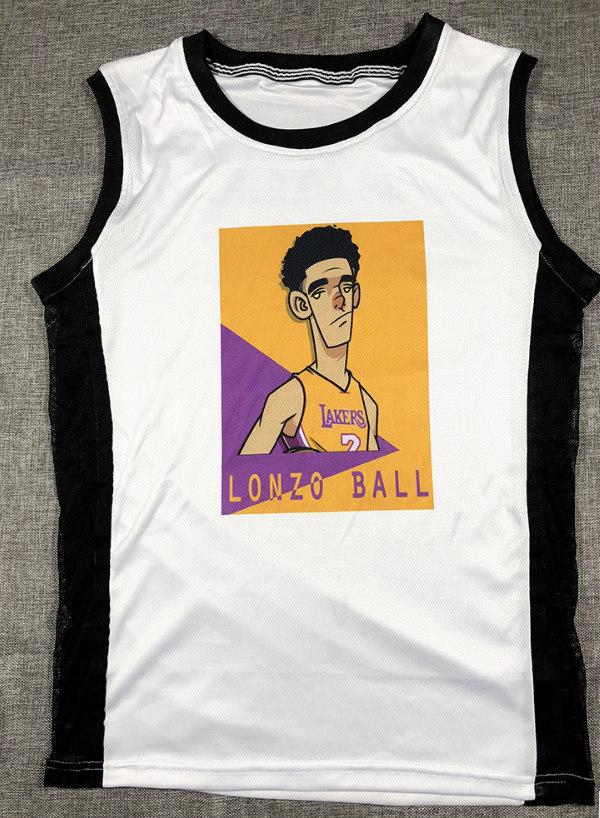 Lonzo Ball 2 Lakers belaya majka