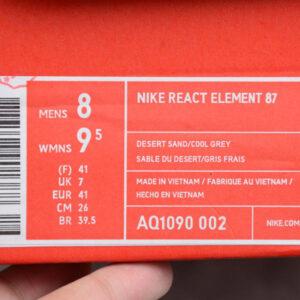 Кроссовки Nike React Element 87 Desert Sand купить