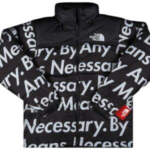 Supreme x The North Face By Any Means Nuptse Jacket Black