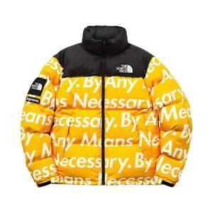 Supreme x The North Face By Any Means Nuptse Jacket Yellow