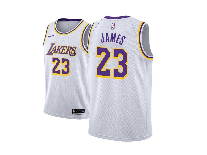 2018 19 Lebron James Lakers 23 Association White