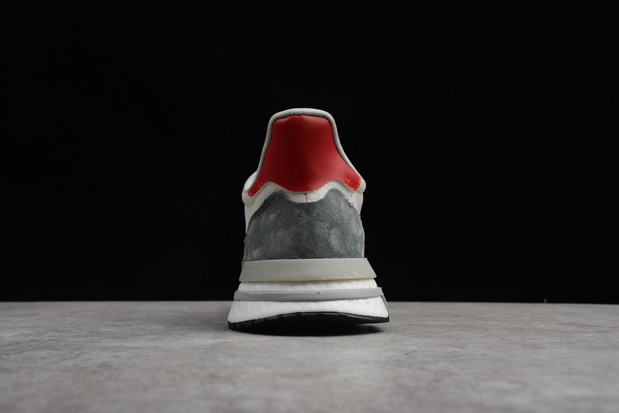 Кроссовки adidas ZX 500 RM Grey Four Scarlet