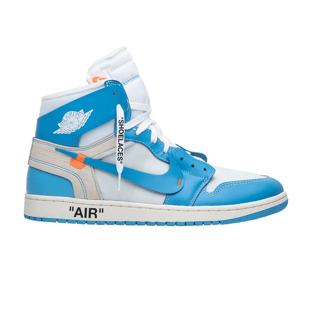 Кроссовки Off-White x Air Jordan 1 Retro High OG 'UNC'