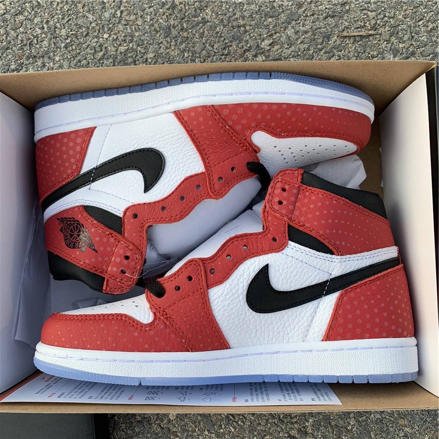 nike air jordan 1 chicago spiderman