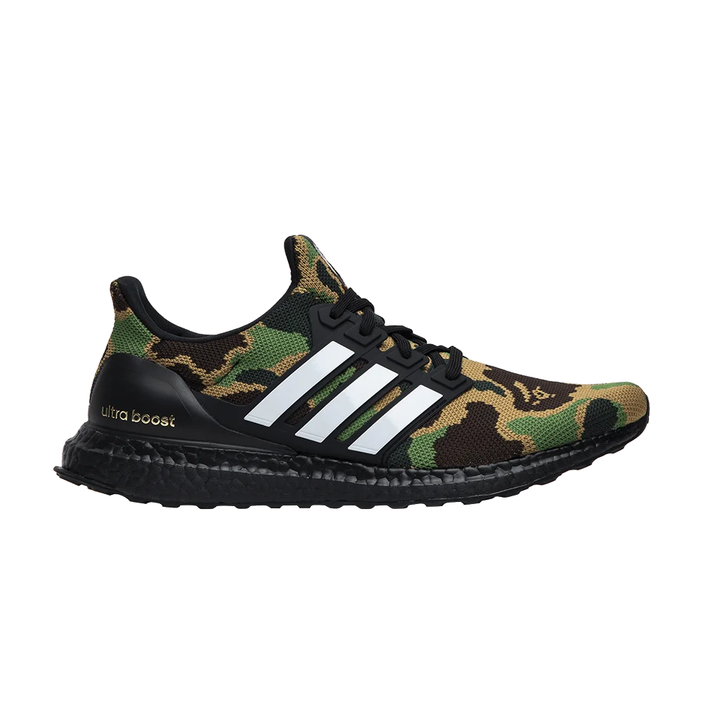 Кроссовки A Bathing Ape x adidas UltraBoost 4.0 'Green Camo'