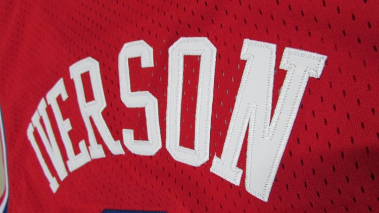 2015 Phila 76ers Iverson #3 Retro Reebok