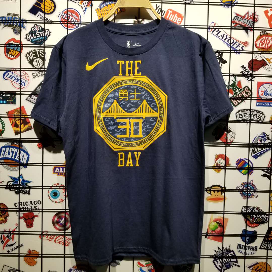 Футболка 2018-19 Curry Warriors Navy City Tee