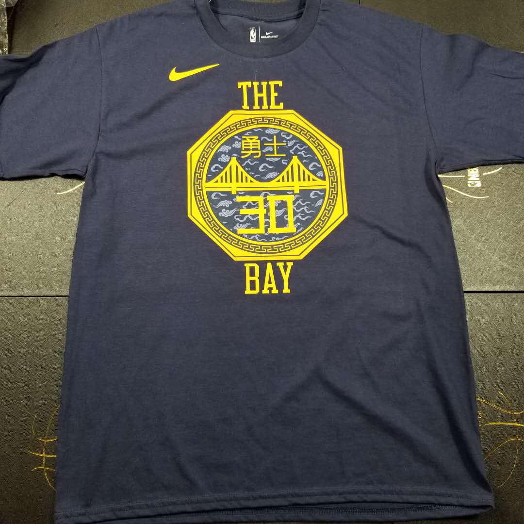 Футболка 2018-19 Curry Warriors Navy City Tee