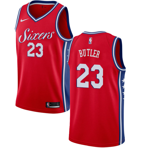 2018 19 Jimmy Butler 76ers 23 Statement Red