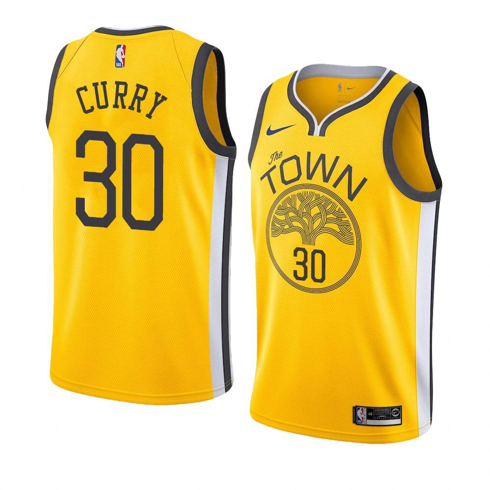 2018 19 Stephen Curry Warriors 30 Earned Yellow