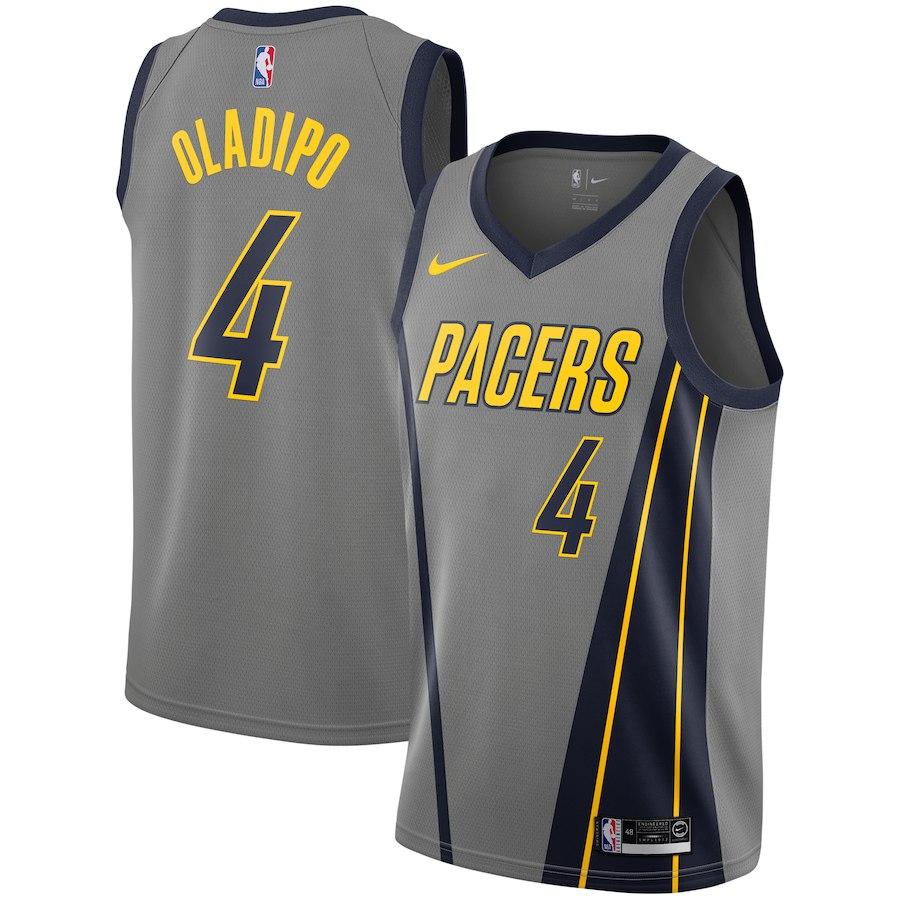 2018 19 Victor Oladipo Pacers 4 City Gray