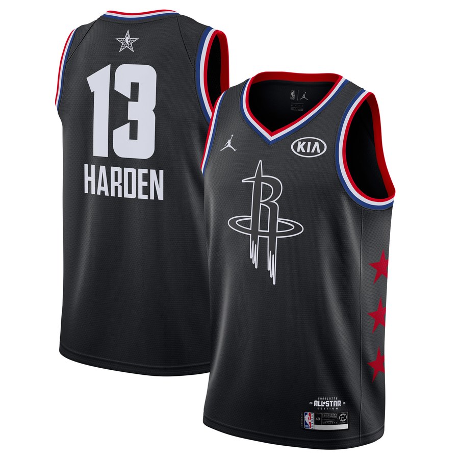 James Harden Rockets 13 2019 All Star Black