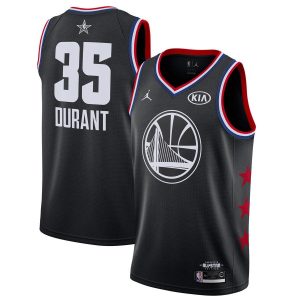 2019 NBA All-Star Warriors Kevin Durant #35 Black Swingman Jersey