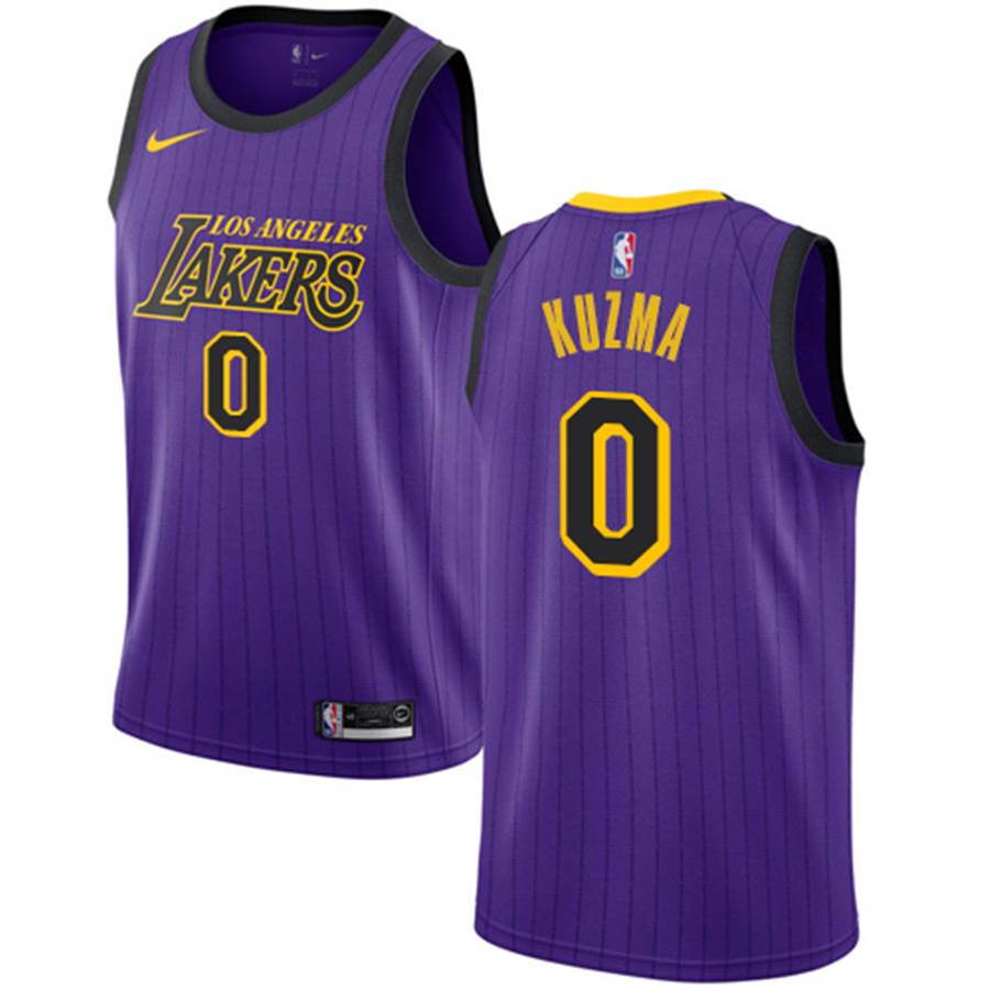 Kyle Kuzma Lakers 0 City Edition Purple