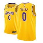 Заказать поиск джерси 2018-19 Kyle Kuzma Lakers #0 Icon Gold