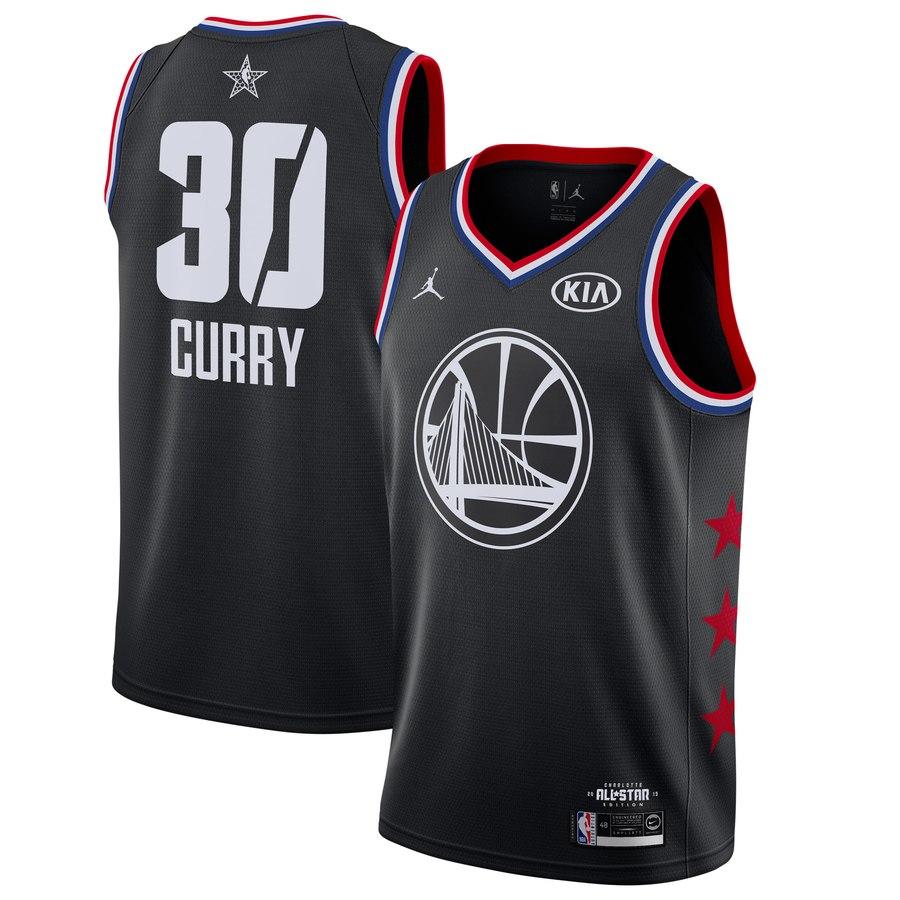 Stephen Curry Warriors 30 2019 All Star Black