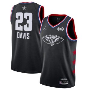 2019 NBA All-Star Pelicans Anthony Davis #23 Black Swingman Jersey