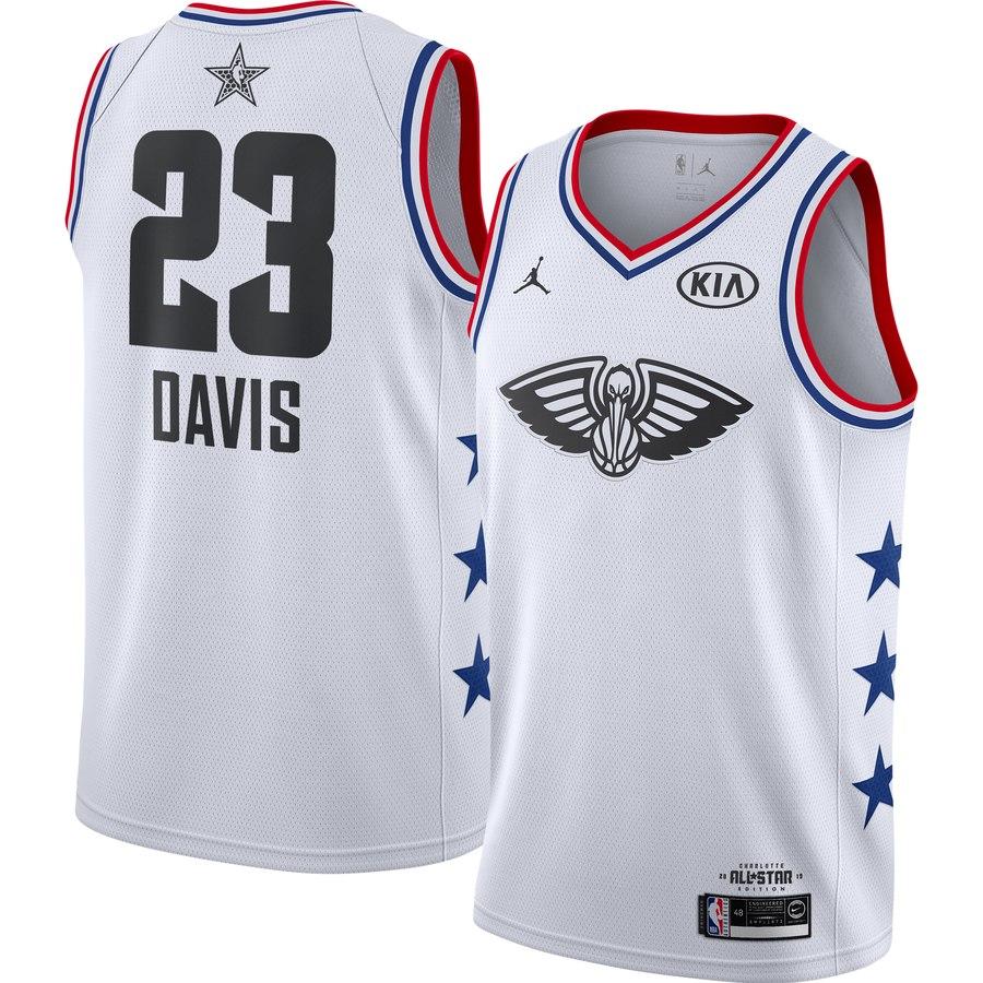 2018 19 Anthony Davis Pelicans 23 All Star White