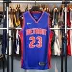 2018-19 Blake Griffin Pistons #23 Icon Blue-8
